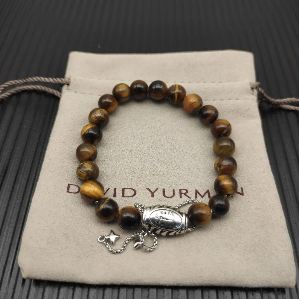 David Yurman Retractable Tiger Eye Bracelet